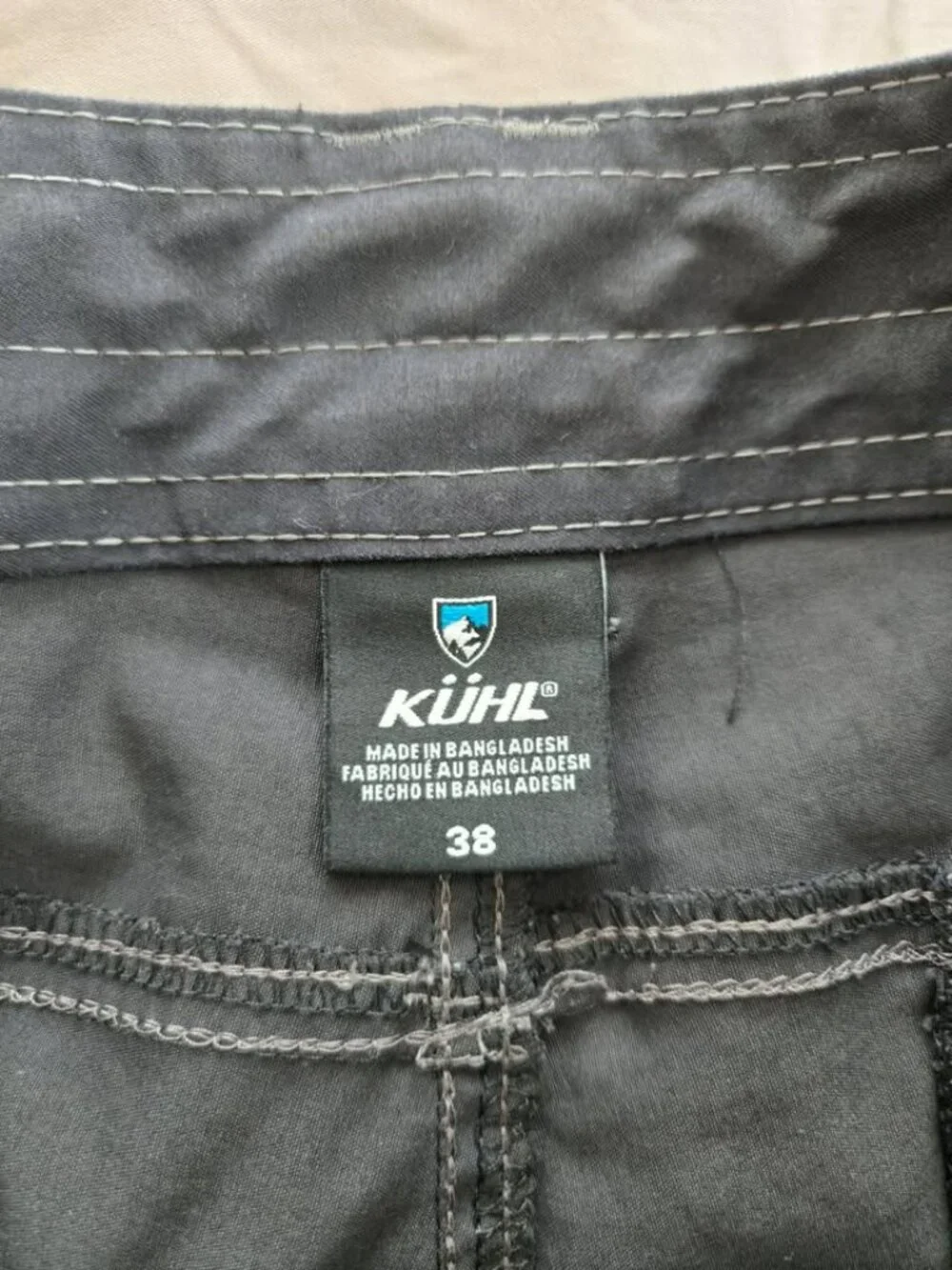 Kuhl Renegate Men s Short Size XL (38) Color Koal Style 5121